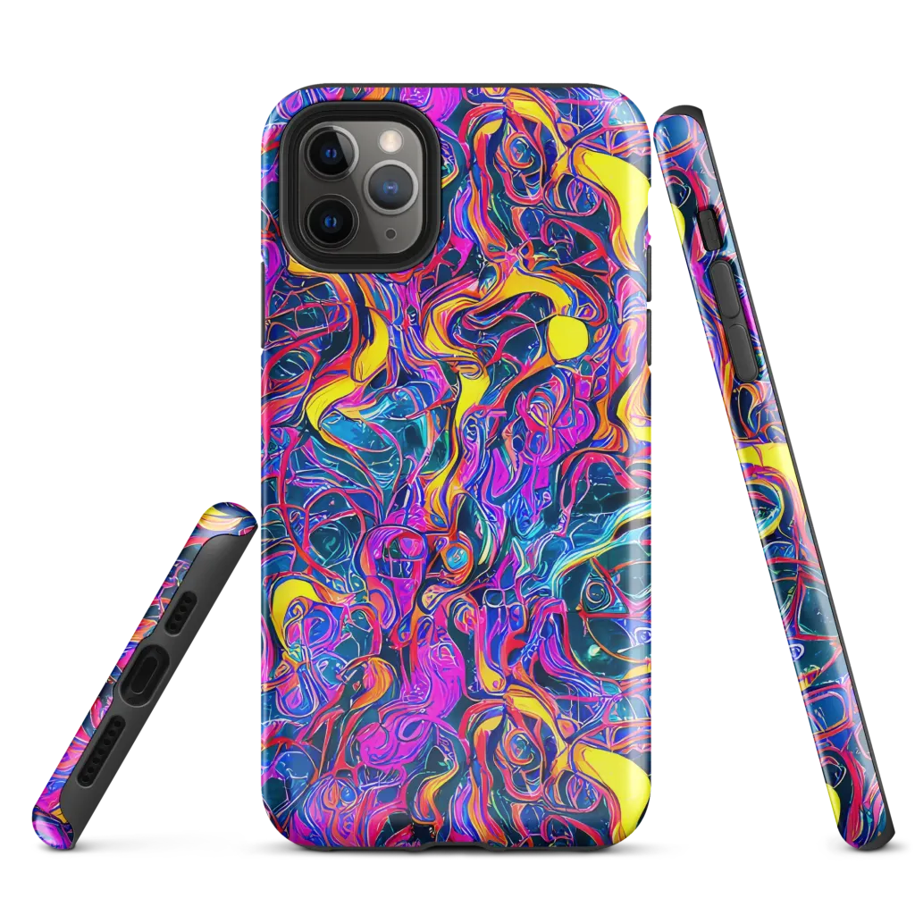 Magenta Maelstrom on Tough Case for iPhone® — Front