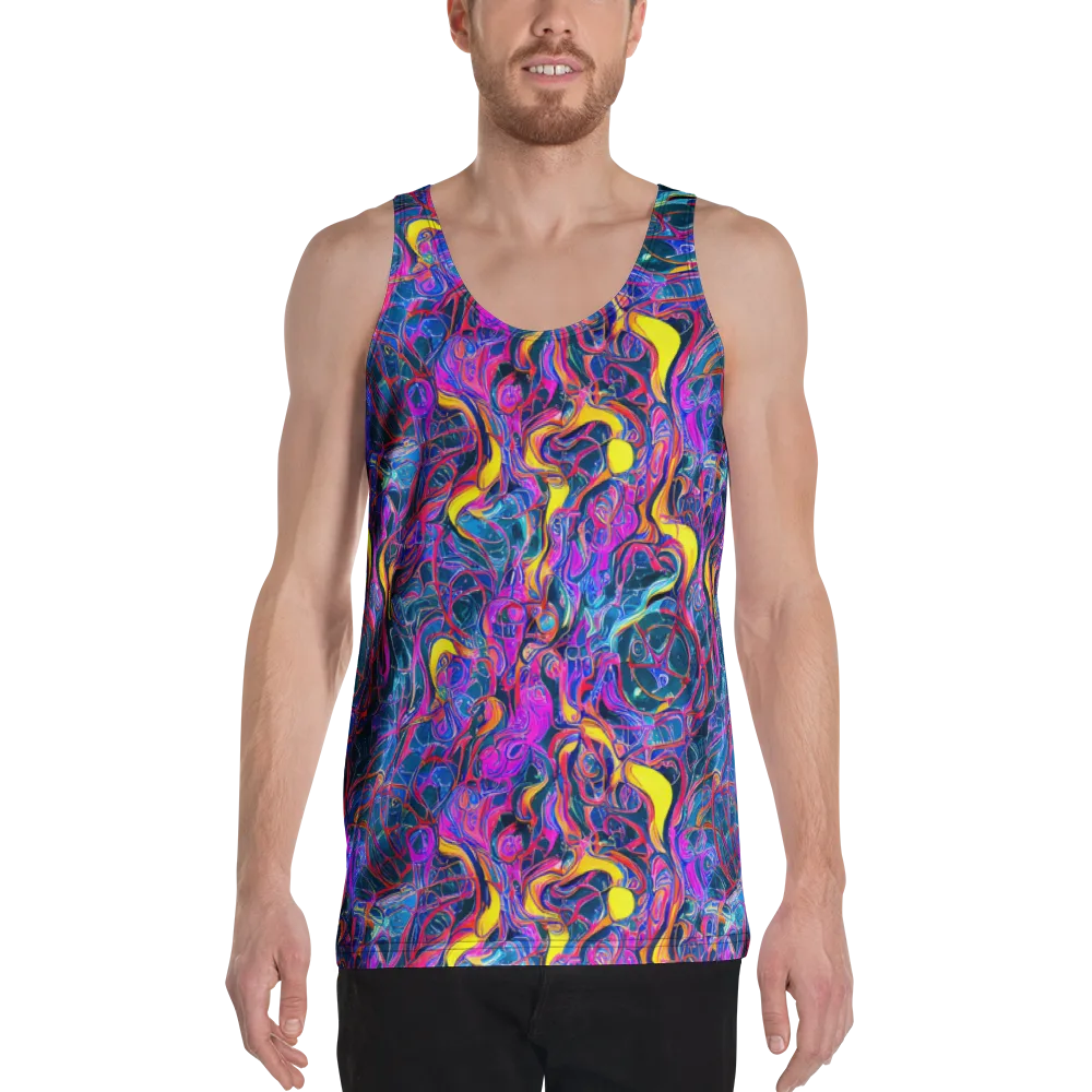 Magenta Maelstrom on Men's Tank Top — Front