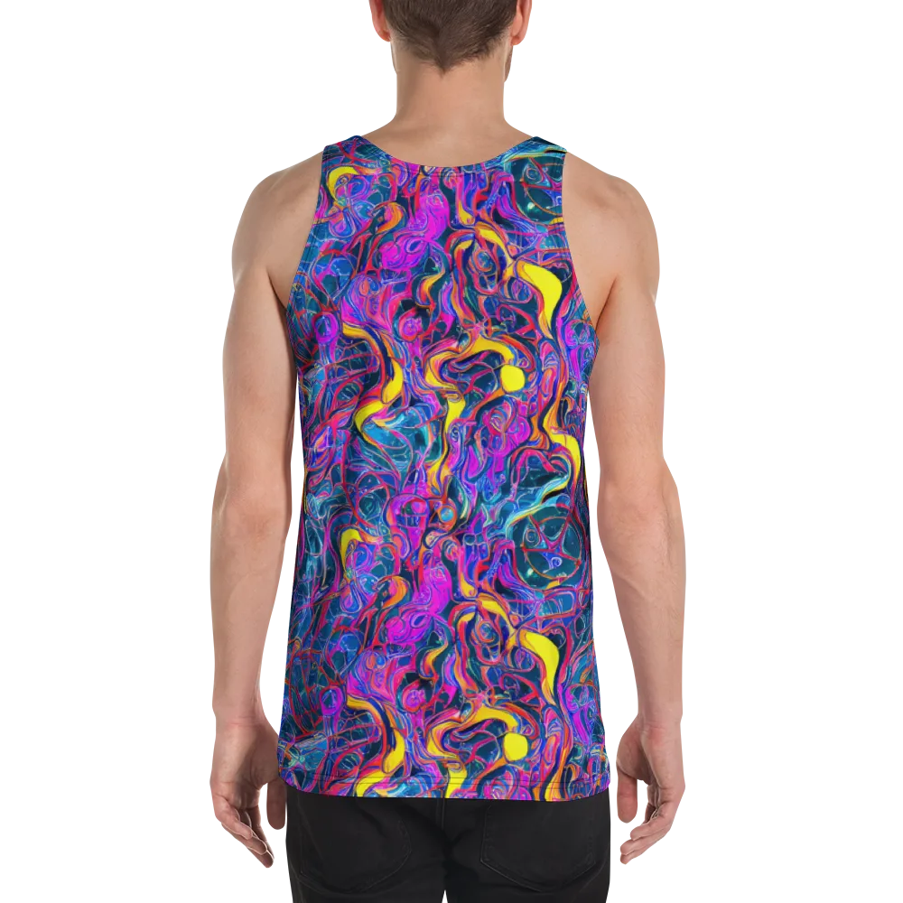 Magenta Maelstrom on Men's Tank Top — Back