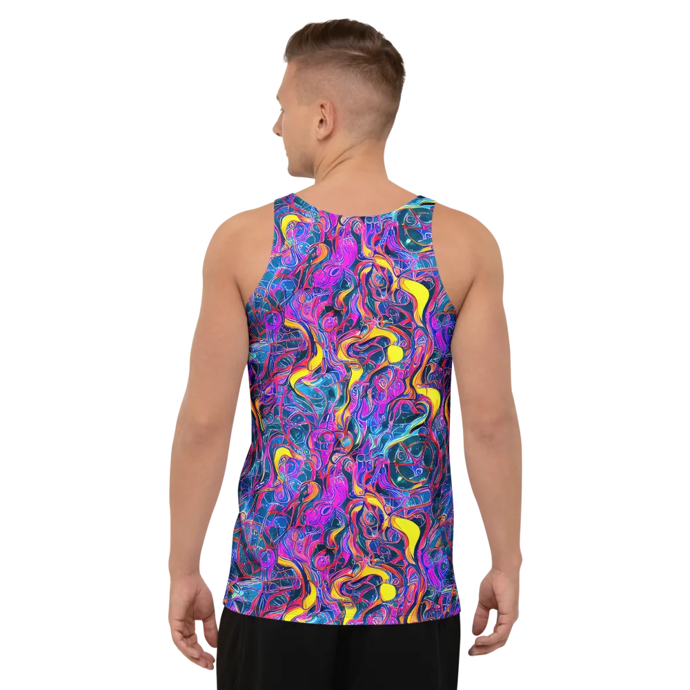 Magenta Maelstrom on Men's Tank Top — Back
