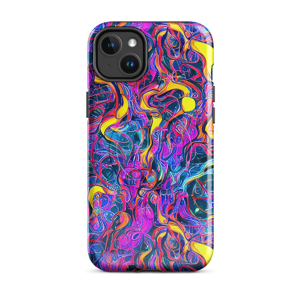 Magenta Maelstrom on MagSafe Tough Case for iPhone® — Front