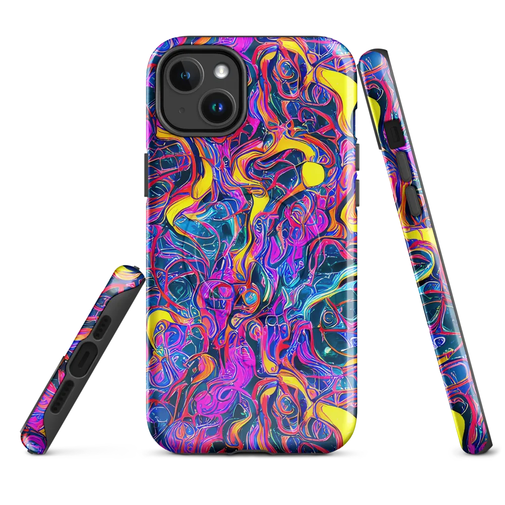 Magenta Maelstrom on MagSafe Tough Case for iPhone® — Front