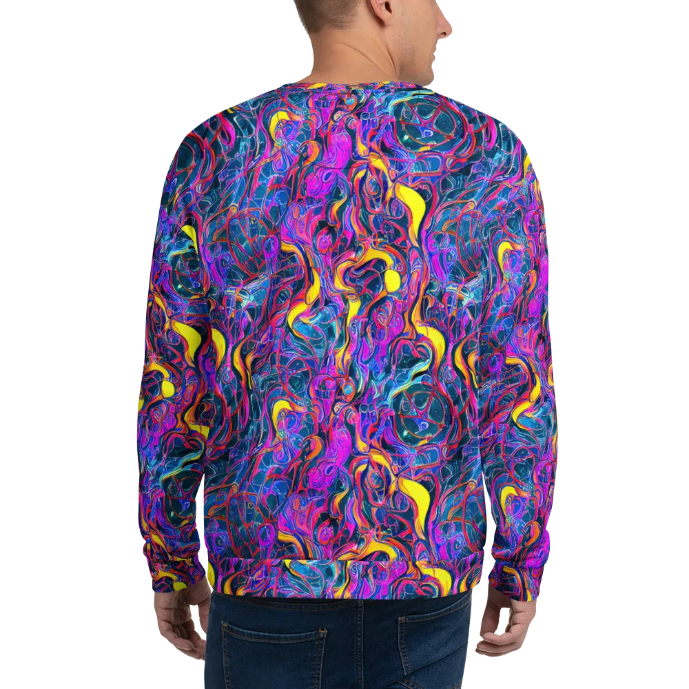 Magenta Maelstrom on Sweatshirt — Back