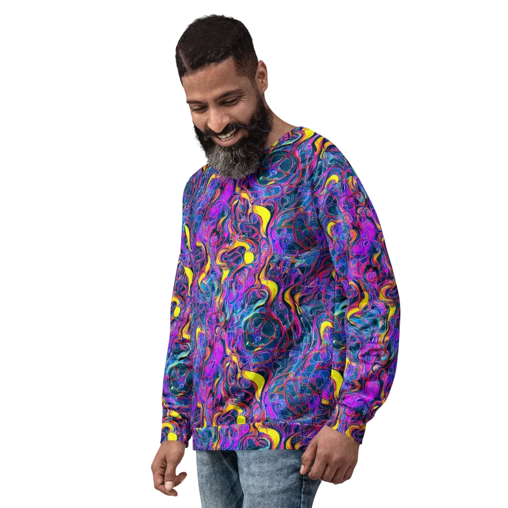 Magenta Maelstrom on Sweatshirt — Left Front