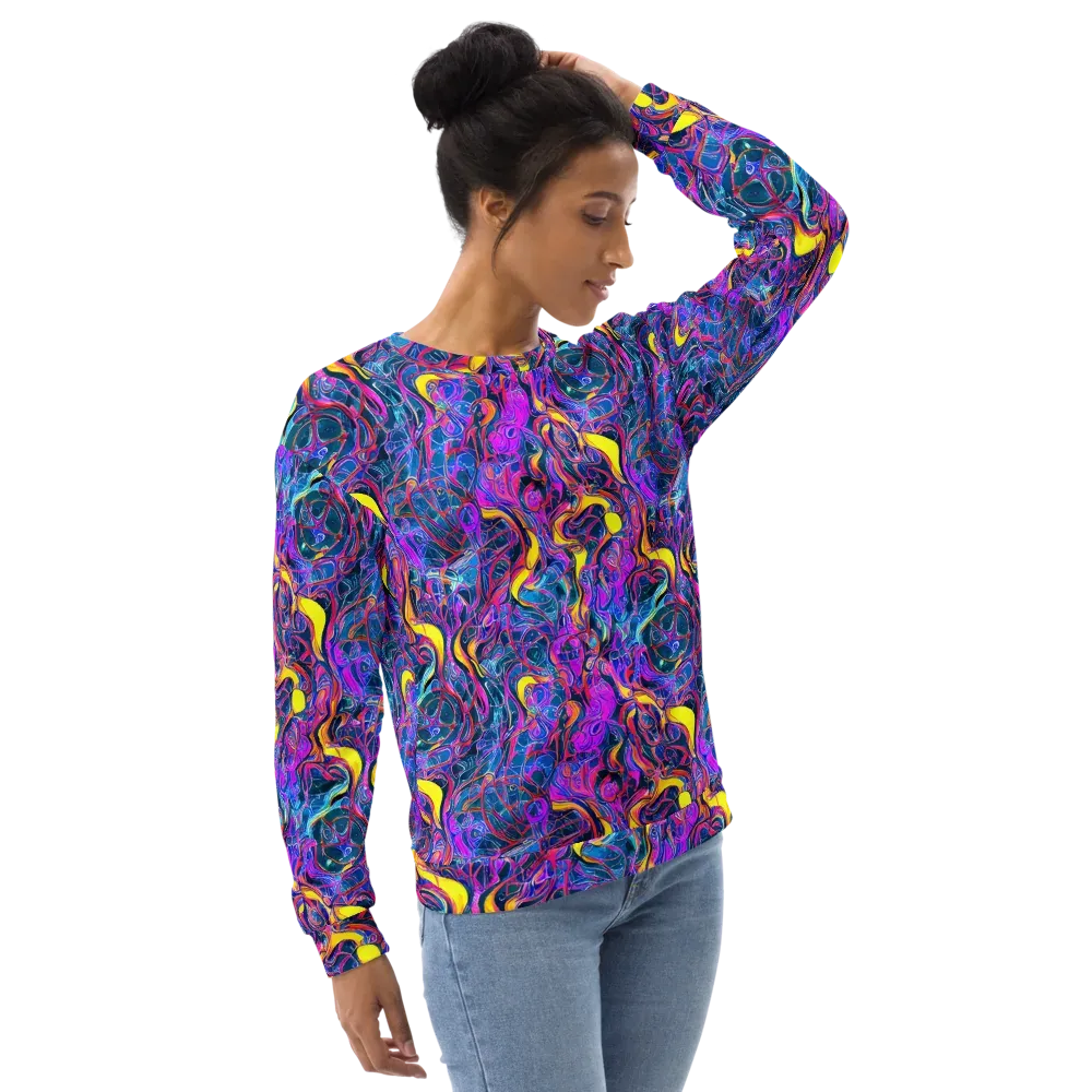 Magenta Maelstrom on Sweatshirt — Right Front