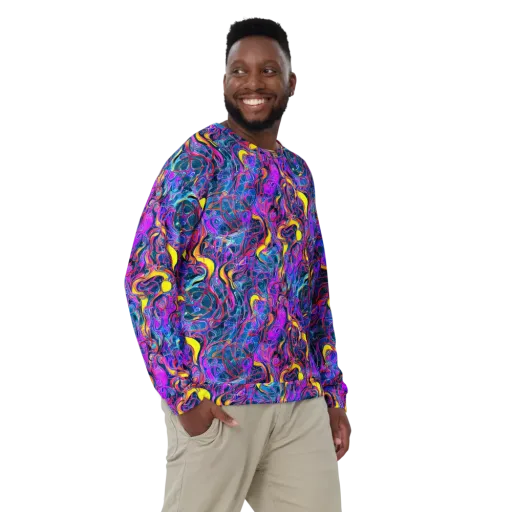 Magenta Maelstrom on a Sweatshirt