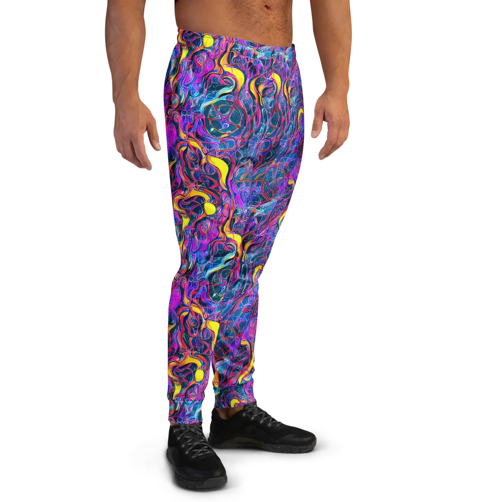 Magenta Maelstrom on Men's Joggers — Right