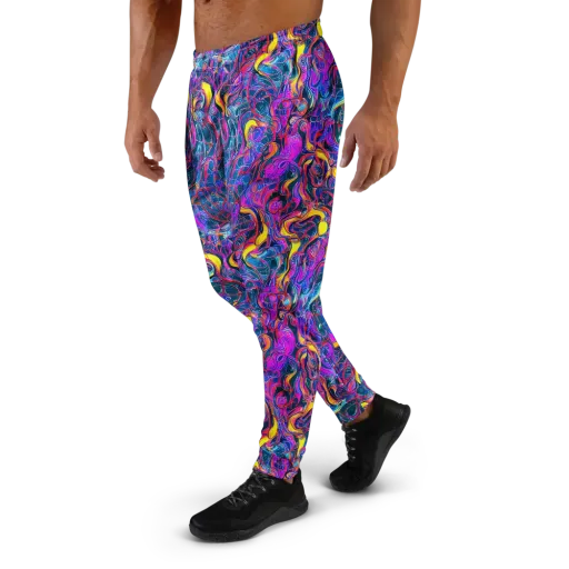 Magenta Maelstrom on a Men's Joggers