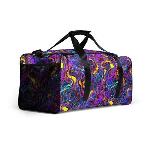 Magenta Maelstrom on a Duffle Bag