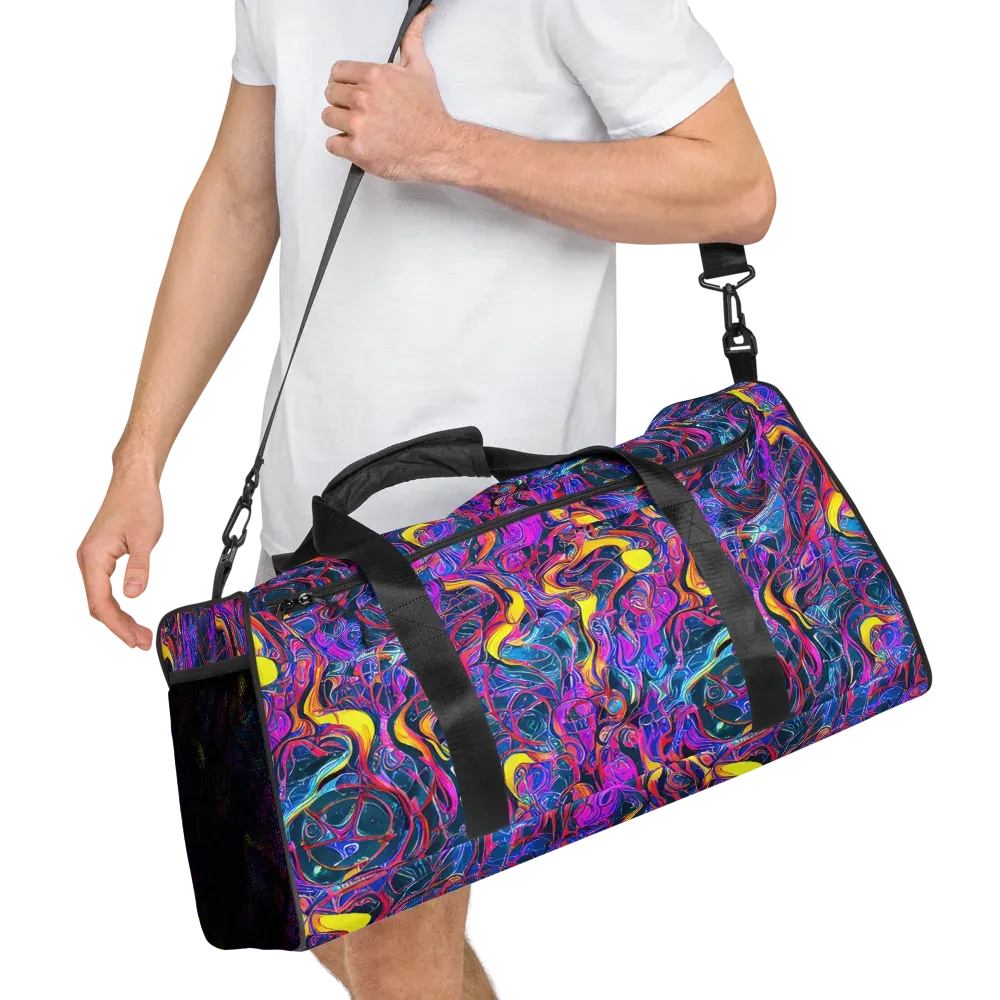 Magenta Maelstrom on Duffle Bag — Right Front