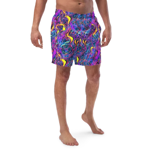 Magenta Maelstrom on a Swim Trunks