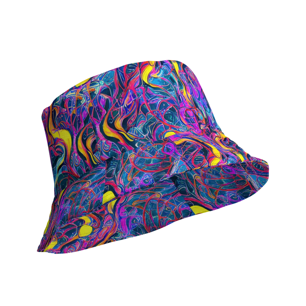 Magenta Maelstrom on Reversible Bucket Hat — Product details Outside