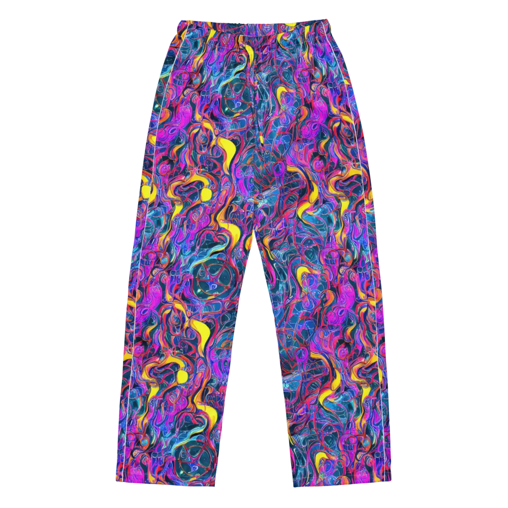 Magenta Maelstrom on Women's Pajama Pants — Front