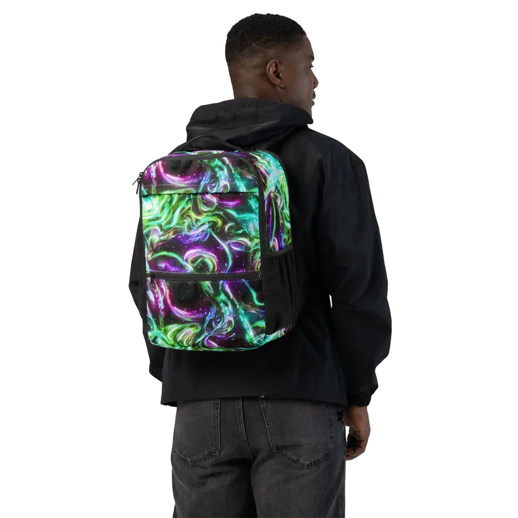 Stellar Serpent on Utility Backpack — Back