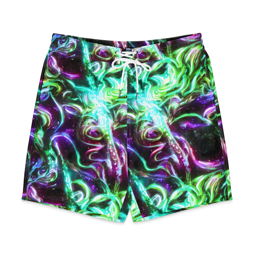 Stellar Serpent on Men's Board Shorts — Front