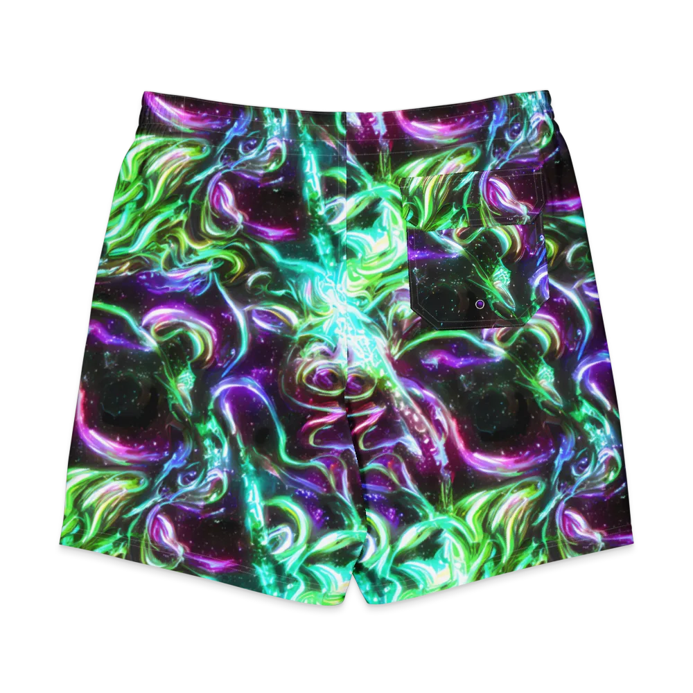 Stellar Serpent on Men's Board Shorts — Back