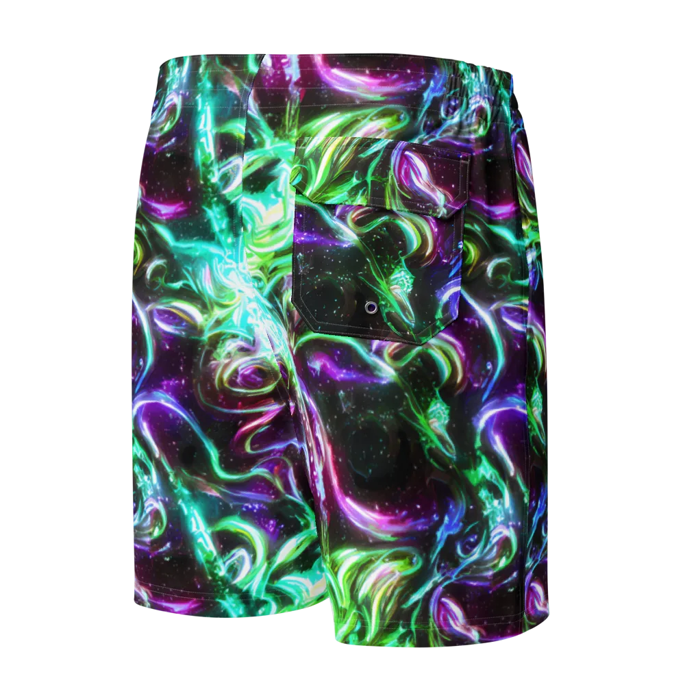 Stellar Serpent on Men's Board Shorts — Back