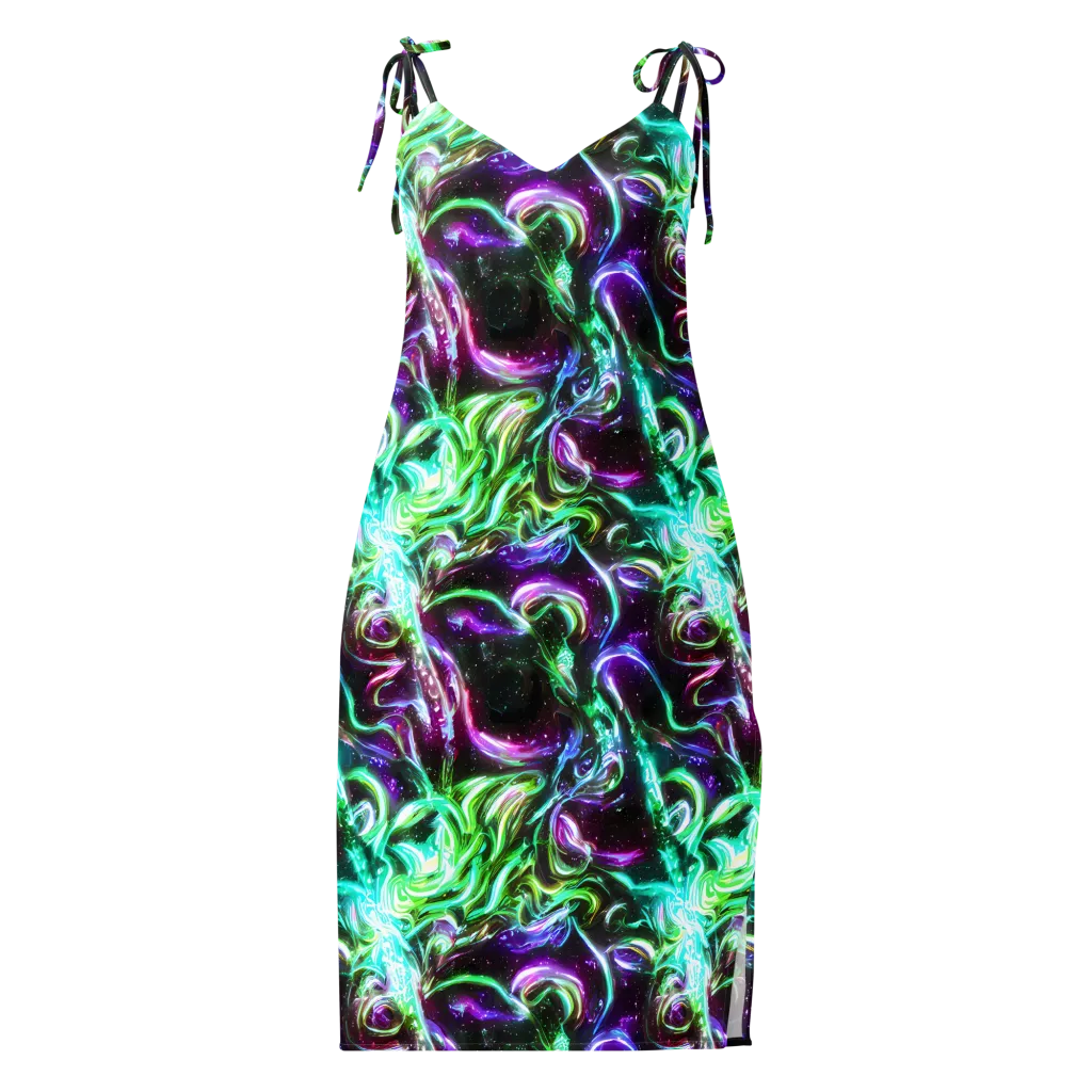 Stellar Serpent on Slip Dress — Front