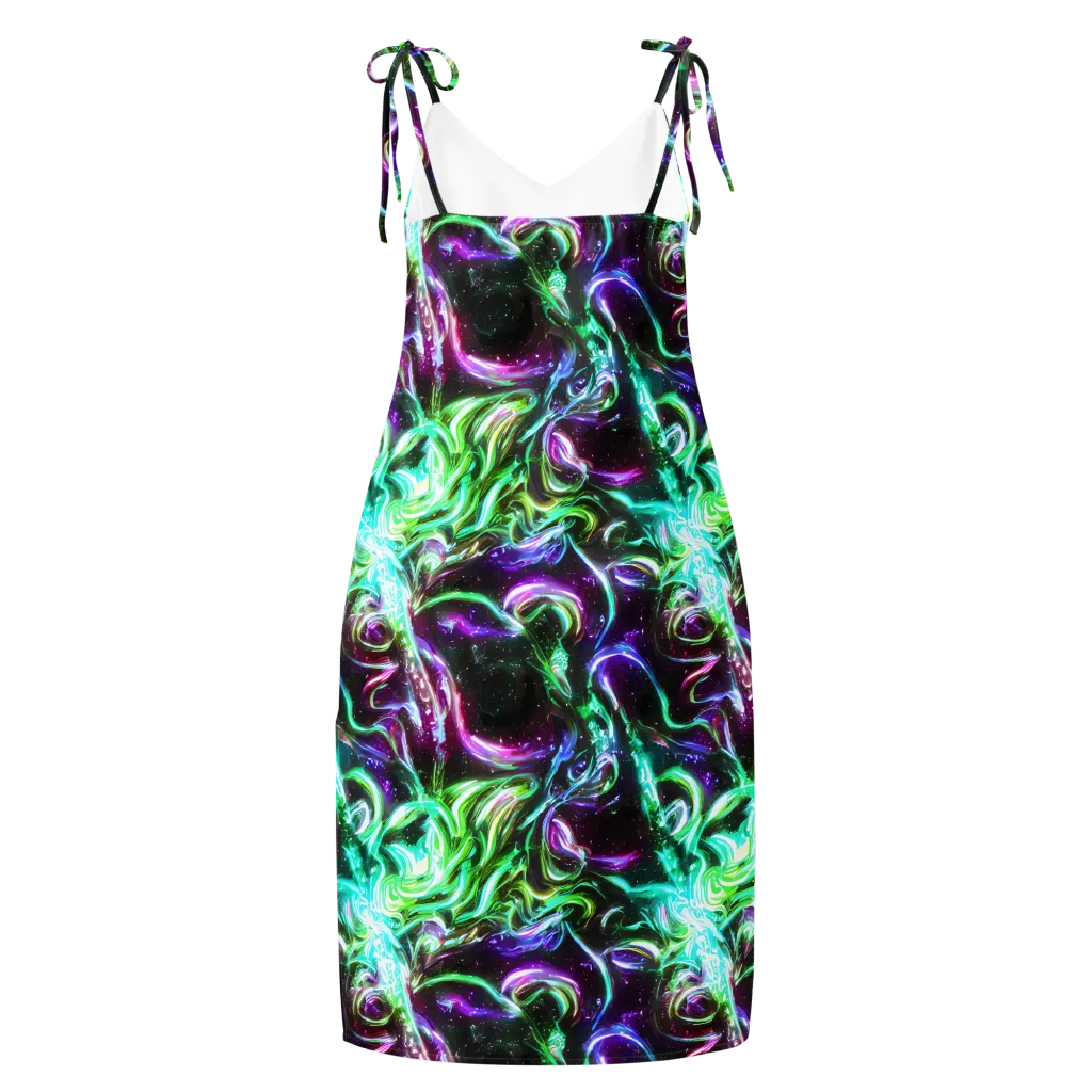 Stellar Serpent on Slip Dress — Back
