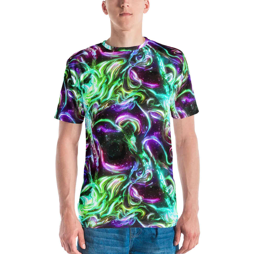 Stellar Serpent on Men's Crew Neck T-Shirt — Front