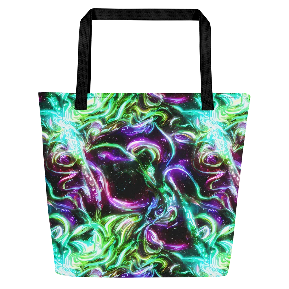 Stellar Serpent on Large Tote Bag W/ Pocket — Front