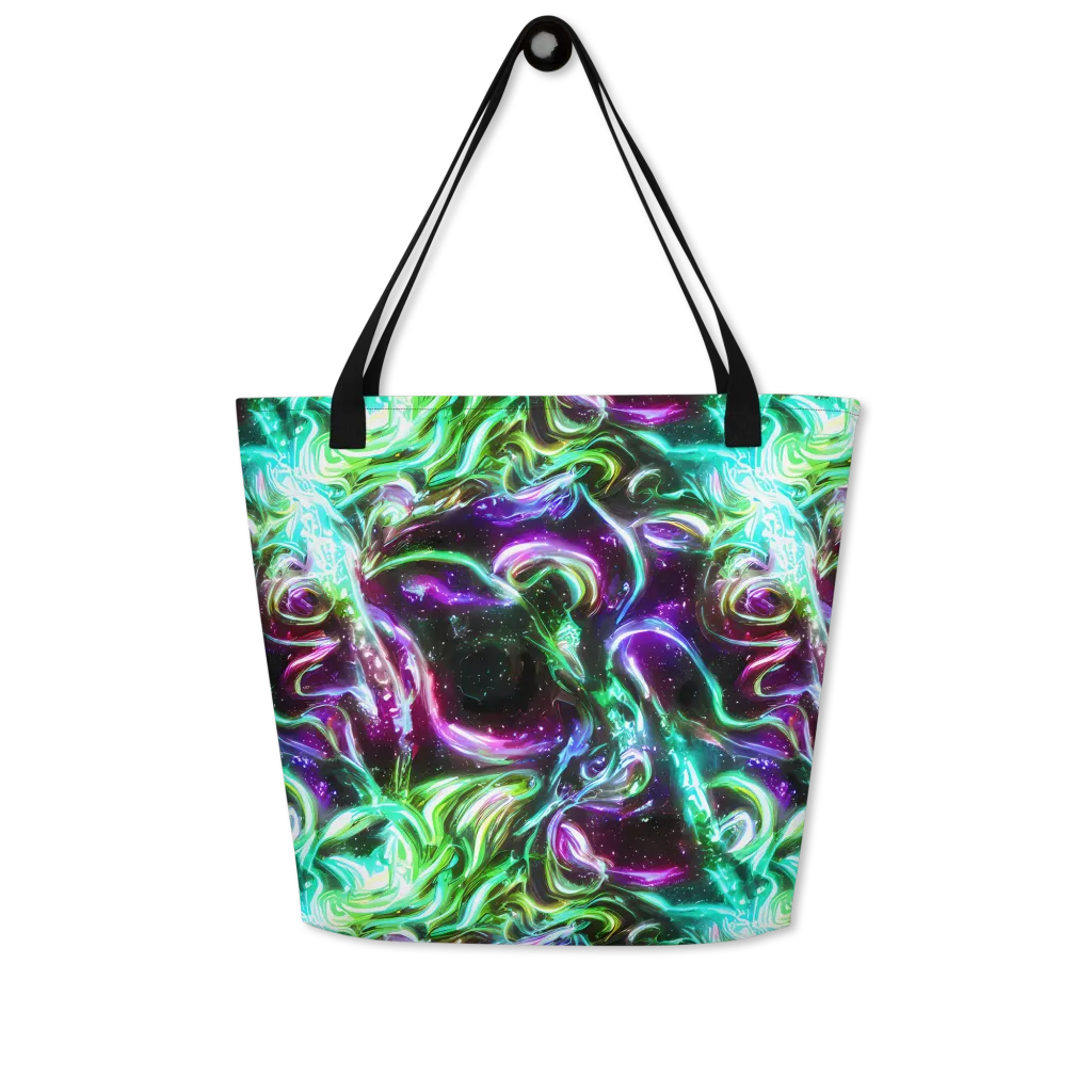 Stellar Serpent on Large Tote Bag W/ Pocket — Front