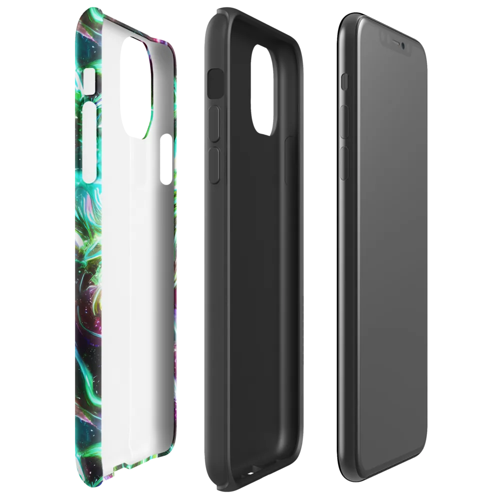 Stellar Serpent on Tough Case for iPhone® — Right