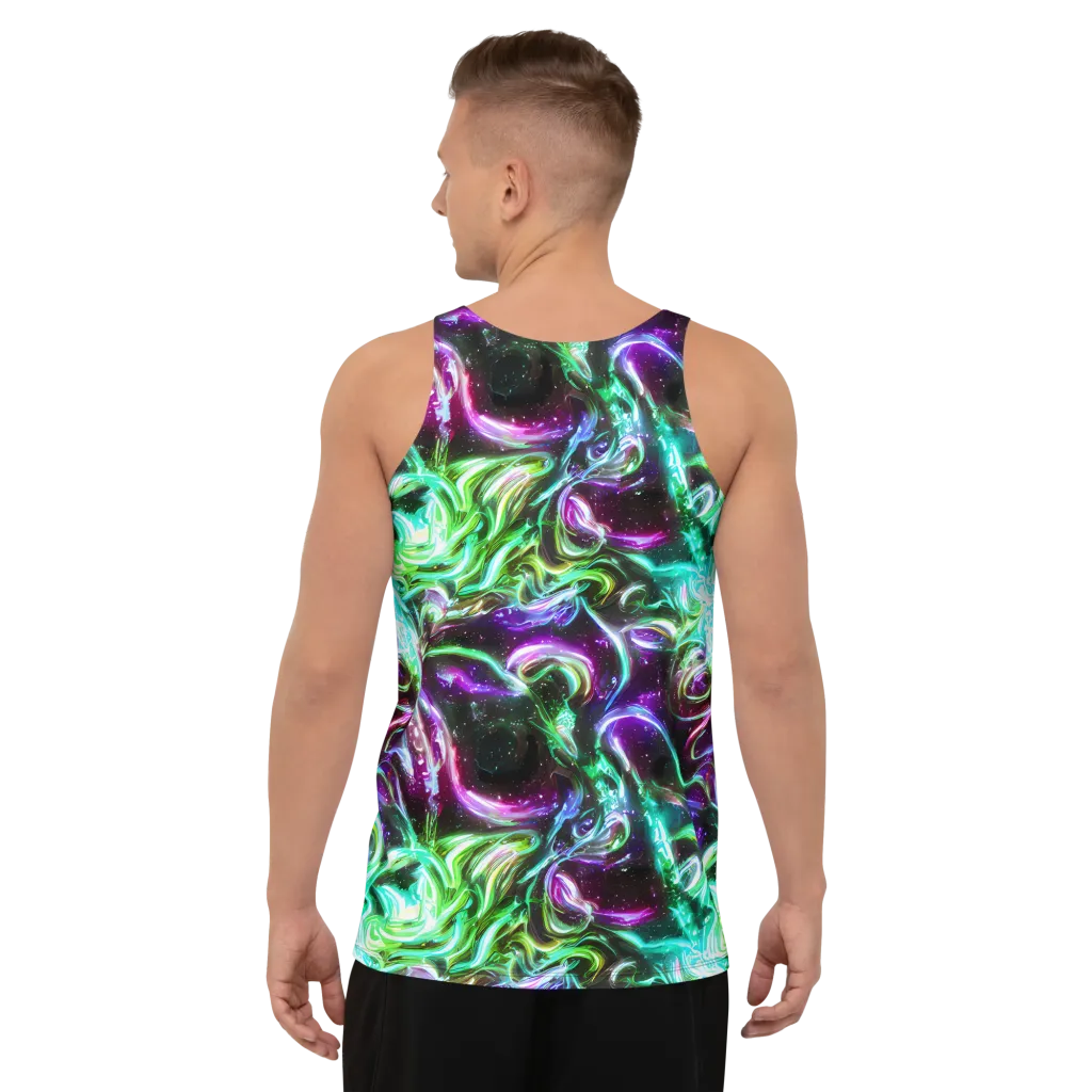 Stellar Serpent on Men's Tank Top — Back
