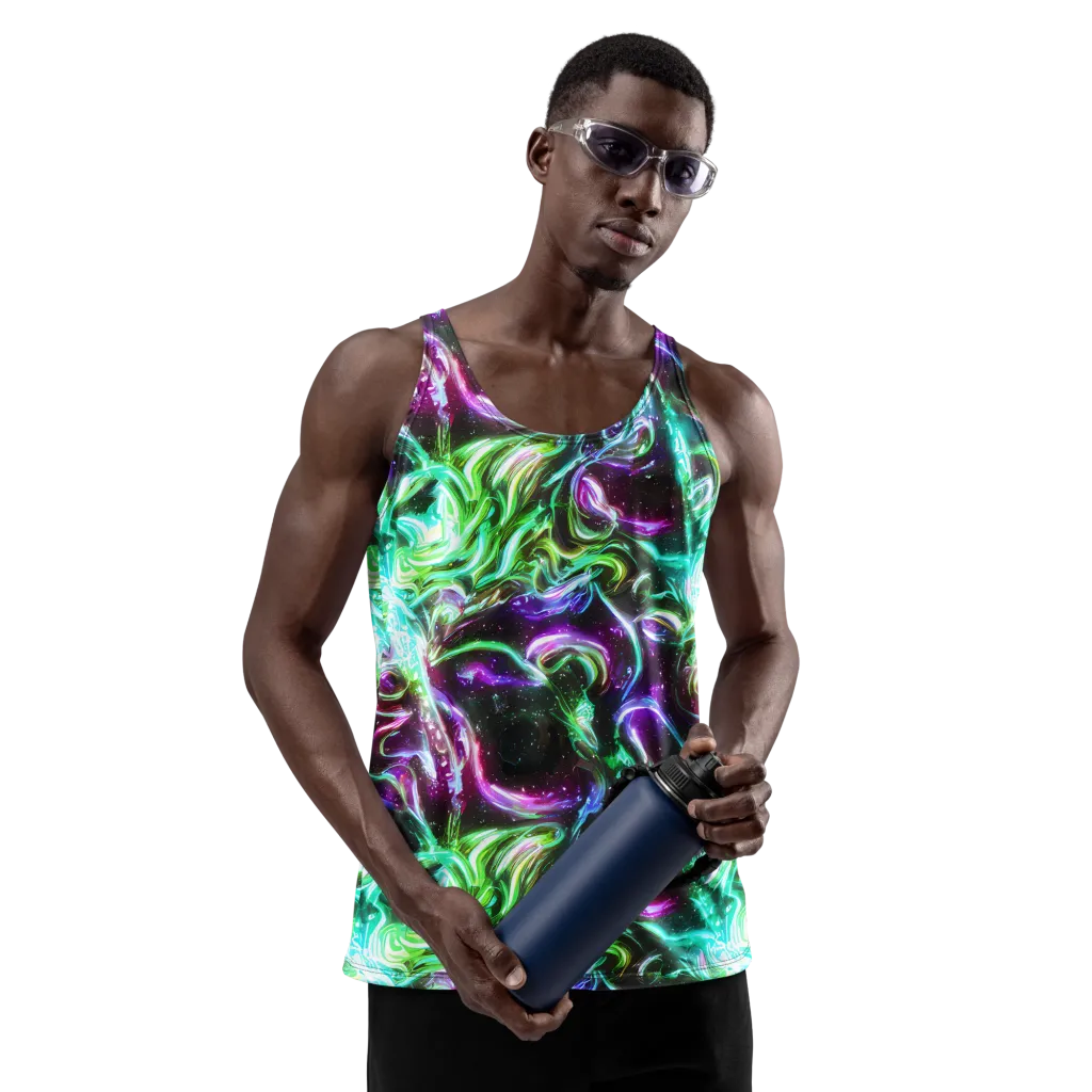 Stellar Serpent on Men's Tank Top — Front