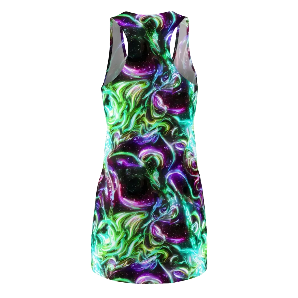 Stellar Serpent on Racerback Dress — Back