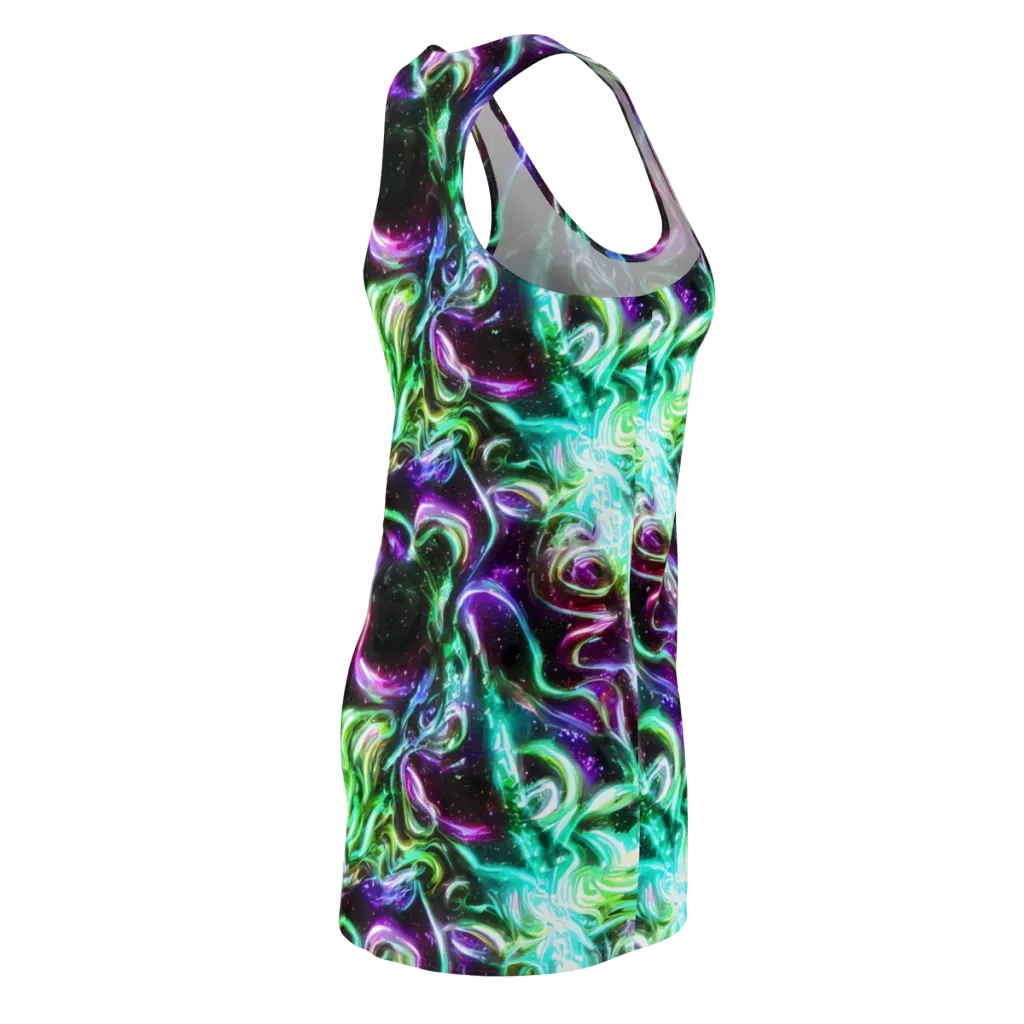 Stellar Serpent on Racerback Dress — Back Side