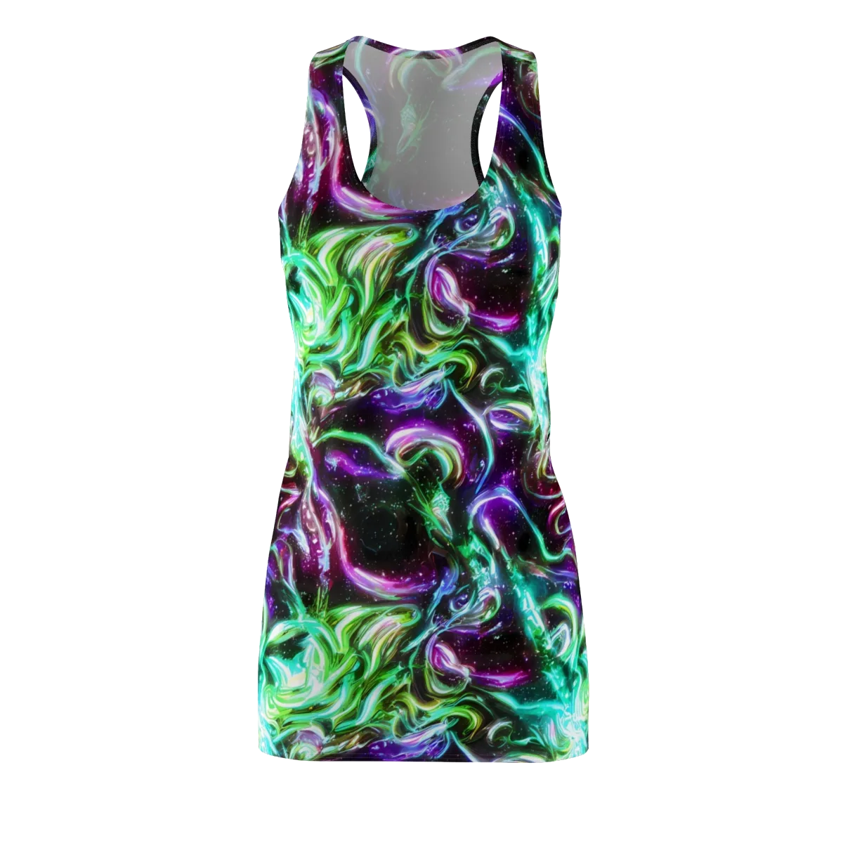 Stellar Serpent on Racerback Dress — Front