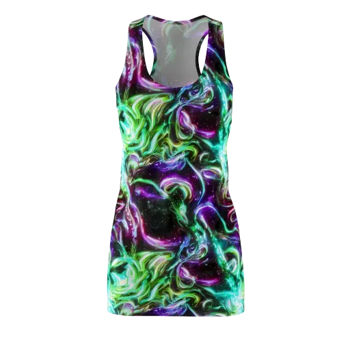 Stellar Serpent on a Racerback Dress