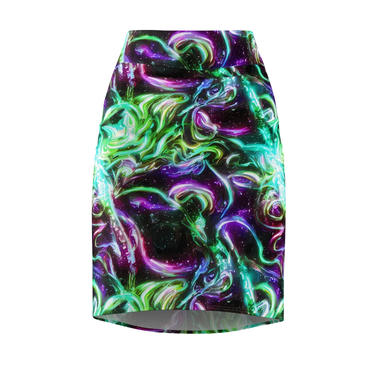 Stellar Serpent on Pencil Skirt — Front