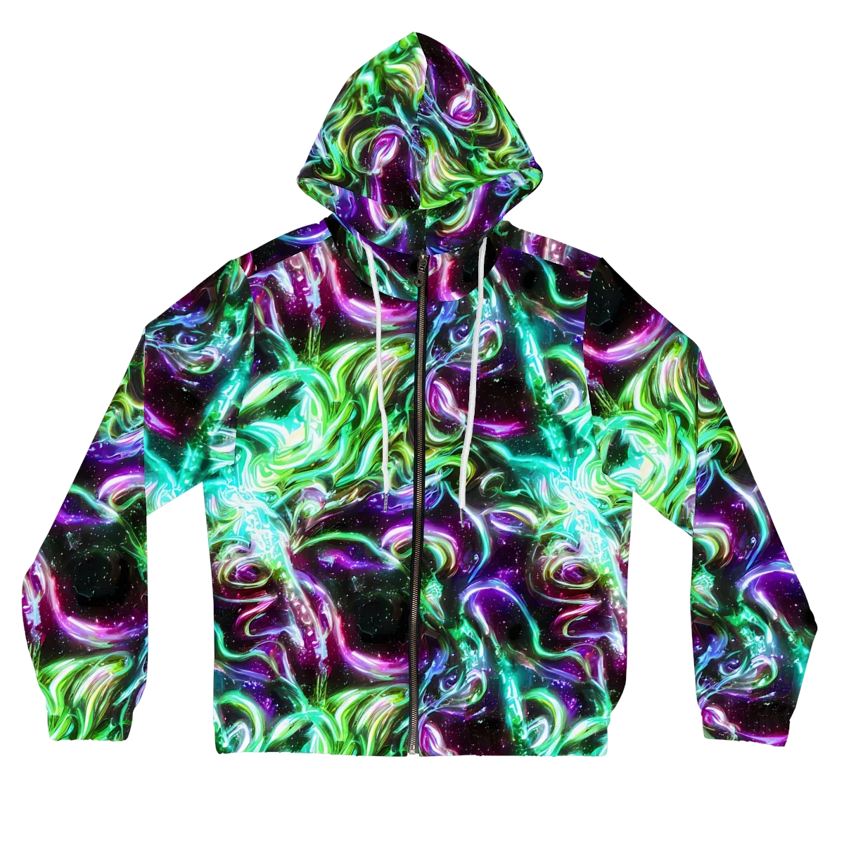 Stellar Serpent on Women's Full-Zip Hoodie — Front