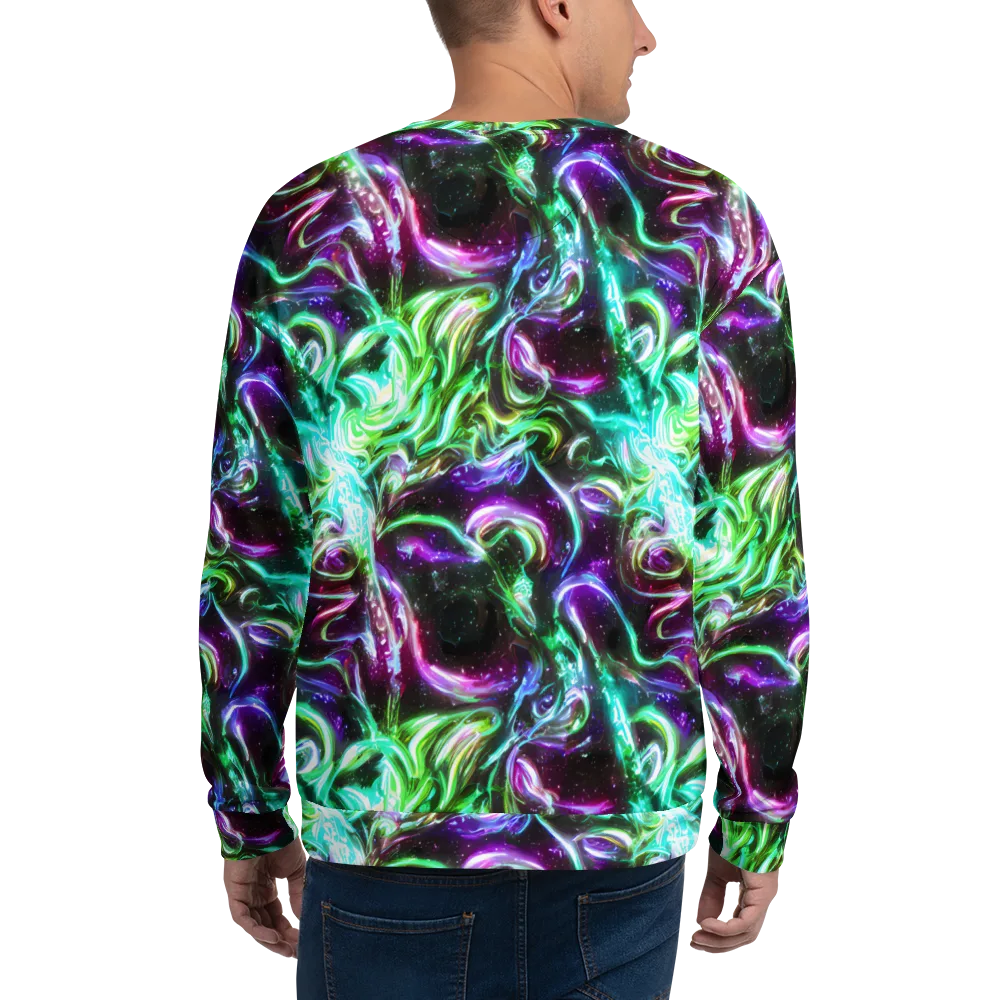Stellar Serpent on Sweatshirt — Back