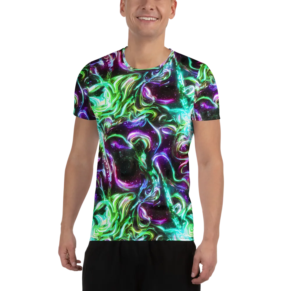 Stellar Serpent on Men's Athletic T-Shirt — Front
