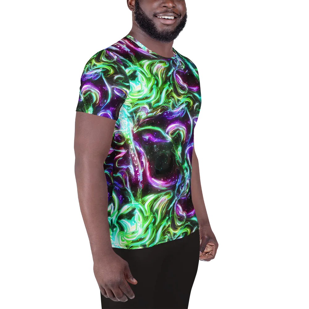 Stellar Serpent on Men's Athletic T-Shirt — Right