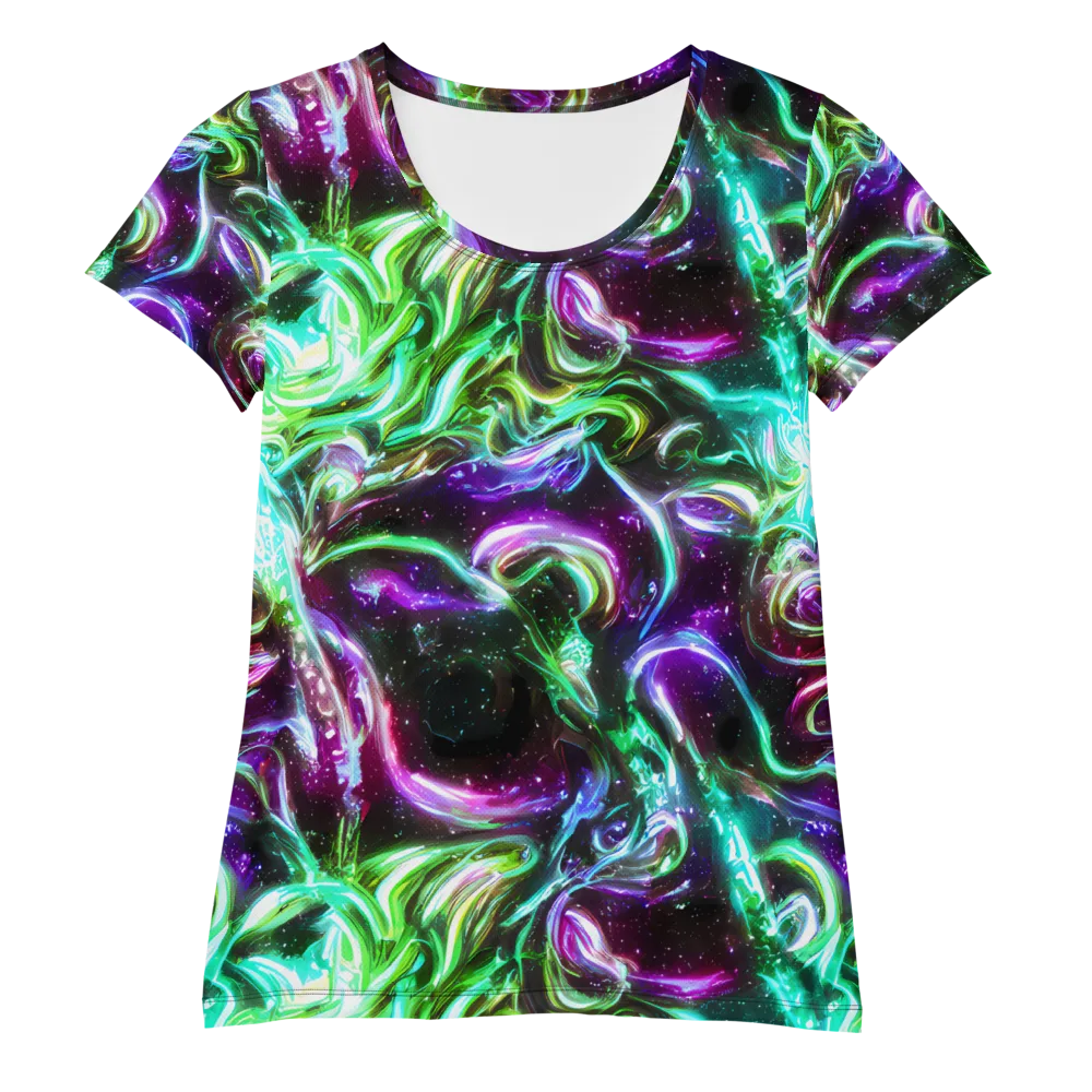 Stellar Serpent on Women's Athletic T-Shirt — Front