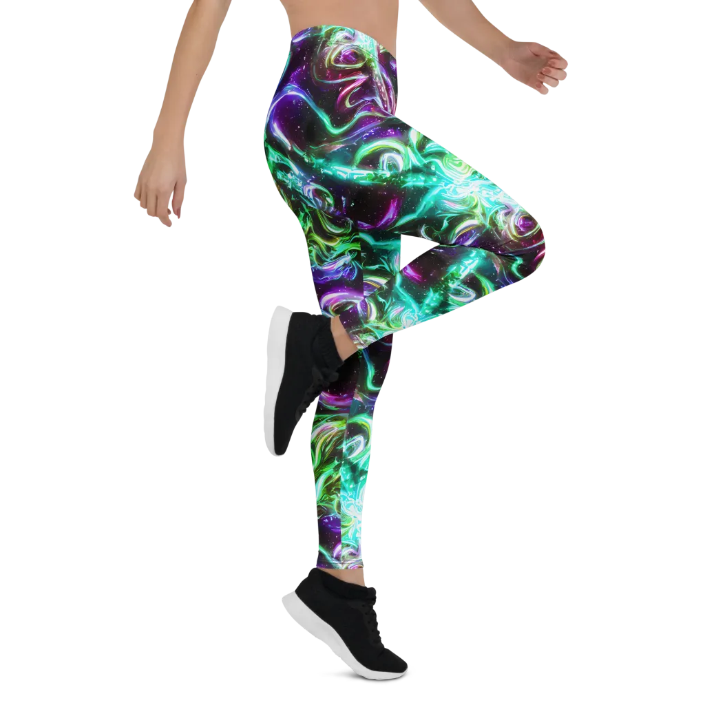 Stellar Serpent on Leggings — Right