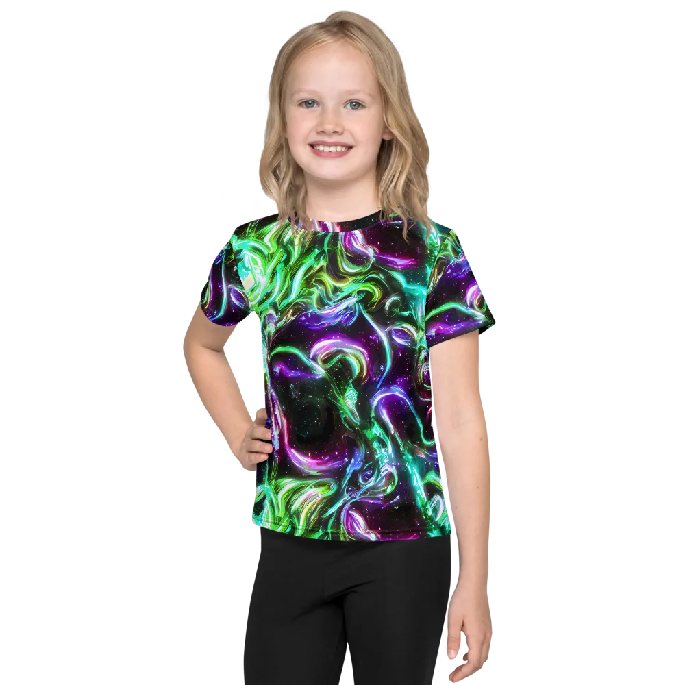 Stellar Serpent on Kids Crew Neck T-Shirt — Front