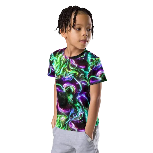 Stellar Serpent on a Kids Crew Neck T-Shirt
