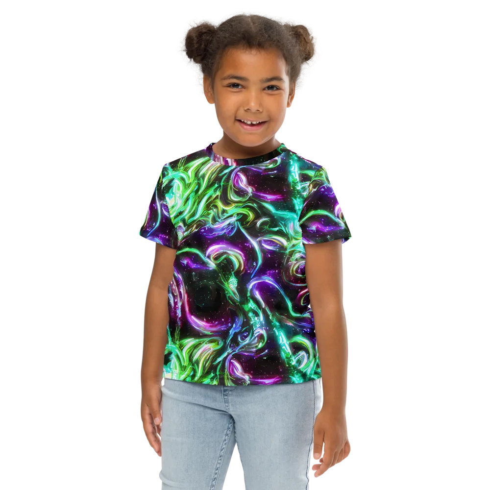 Stellar Serpent on Kids Crew Neck T-Shirt — Front