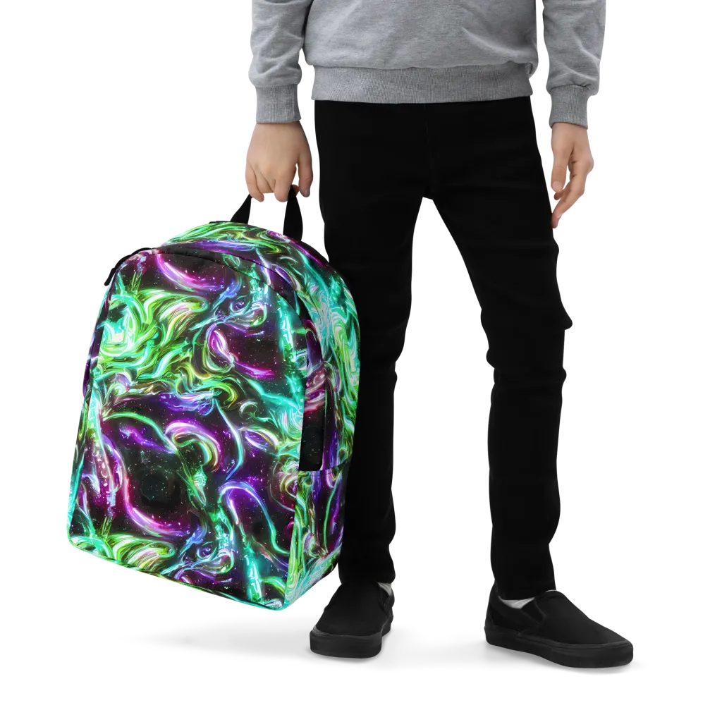 Stellar Serpent on Minimalist Backpack — Zoomed-in