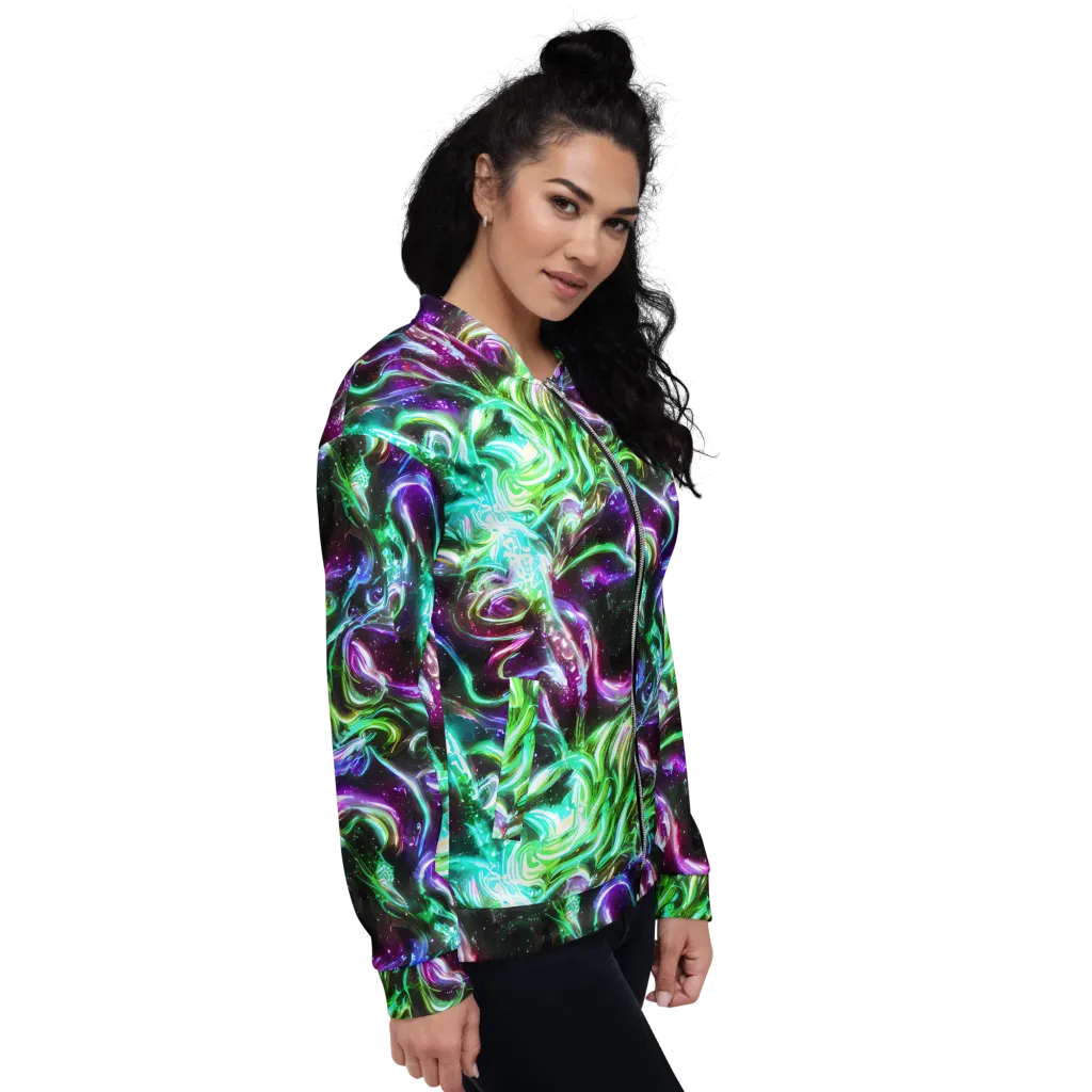 Stellar Serpent on Bomber Jacket — Right