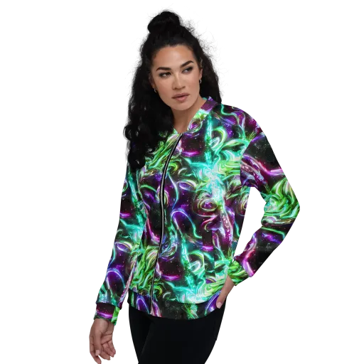 Stellar Serpent on a Bomber Jacket