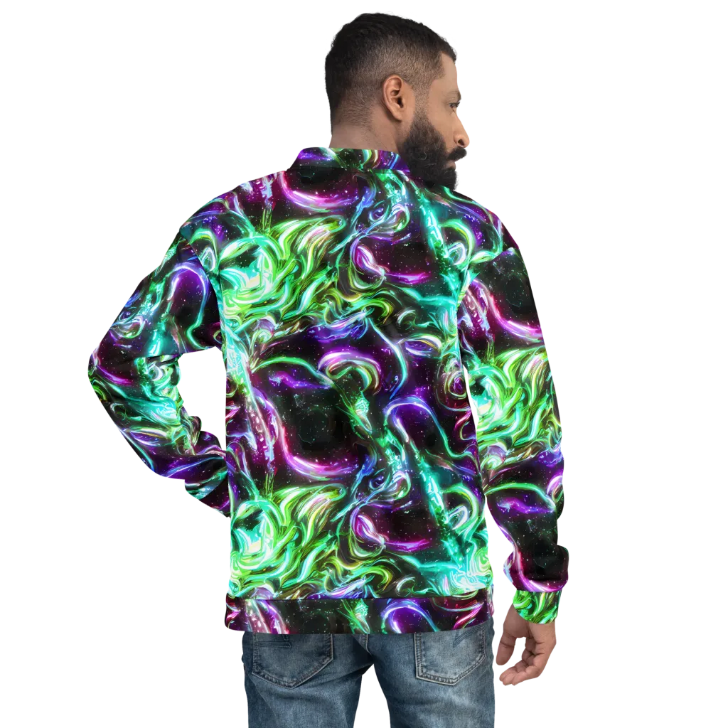 Stellar Serpent on Bomber Jacket — Back