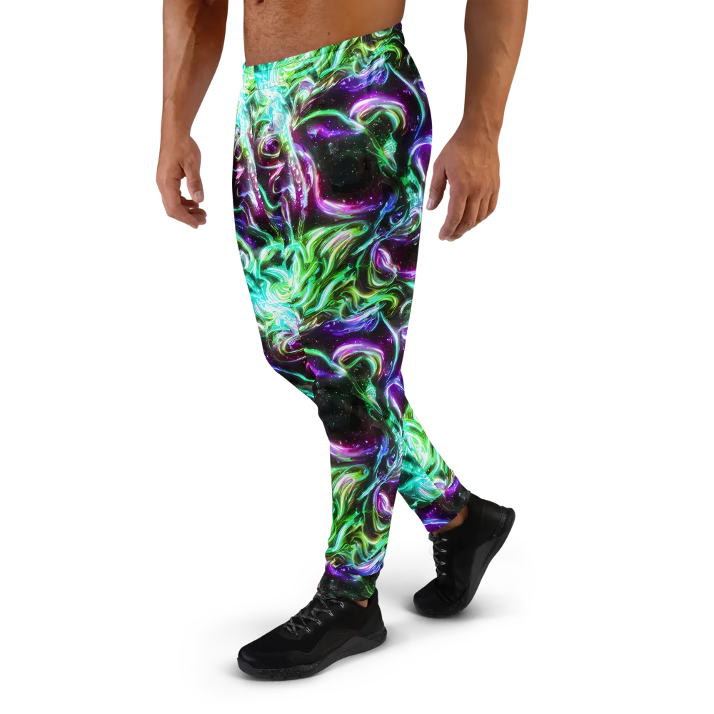 Stellar Serpent on Men's Joggers — Left
