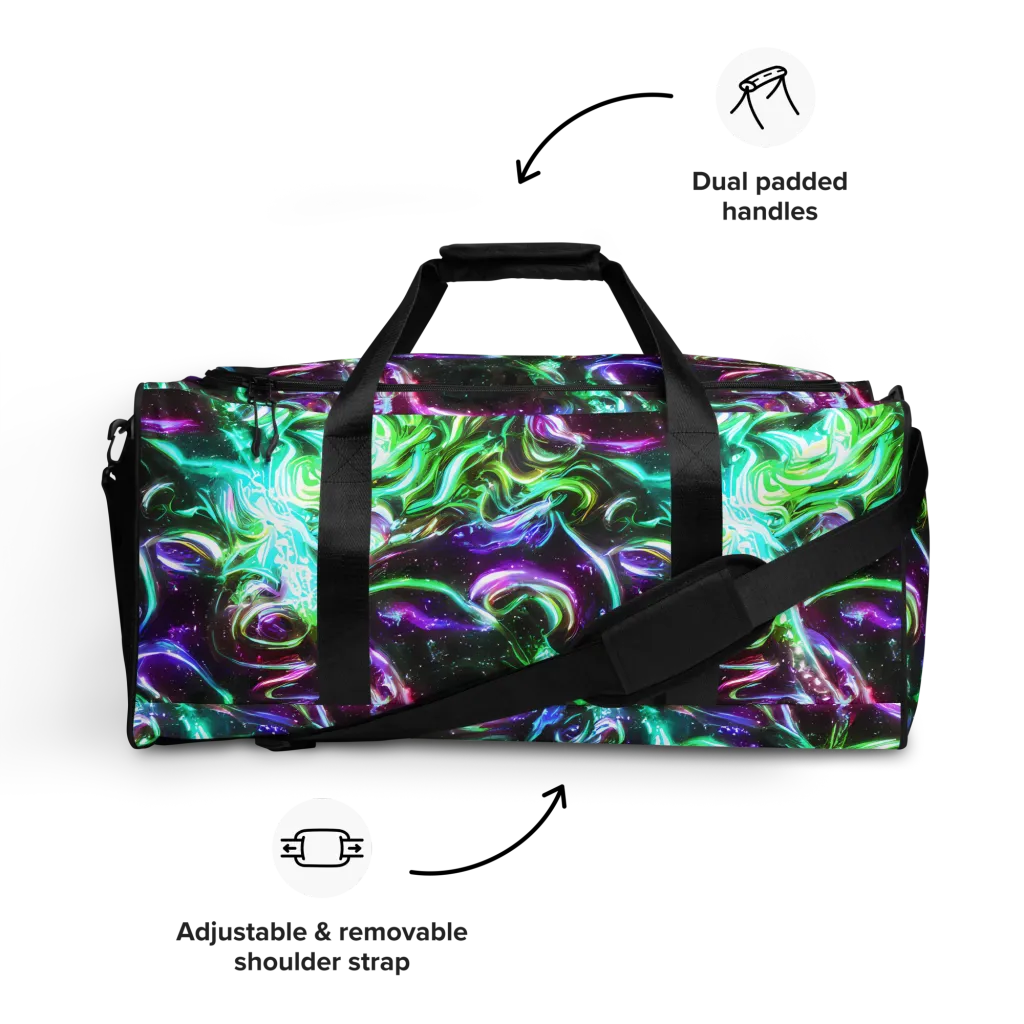 Stellar Serpent on Duffle Bag — Front