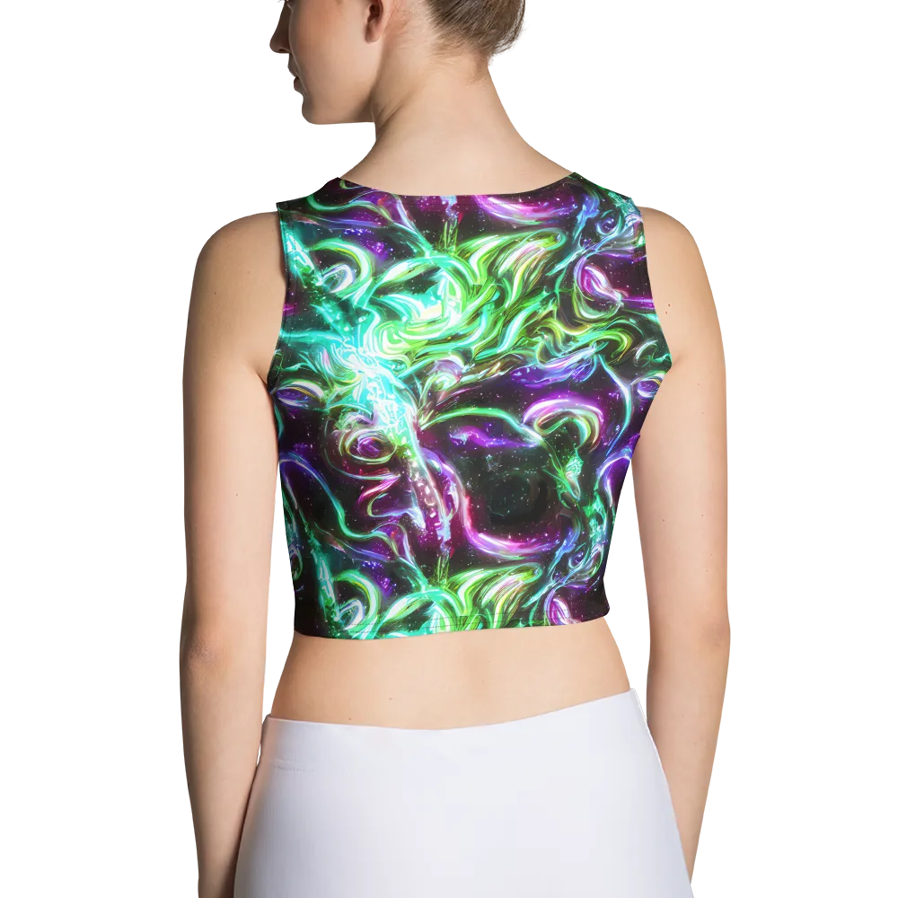 Stellar Serpent on Crop Top — Back